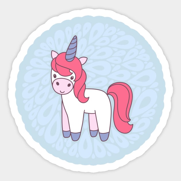 Unicorn Sticker by Mashmuh